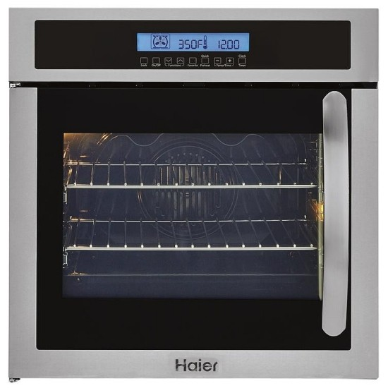 24 Inch Wall Oven with European Convection - Left-Hand Swing