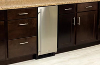 15 Inch Built-in Refrigerator - Stainless Steel, Left Hinge