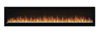 Alluravision 74" Slimline Wall Mount Electric Fireplace