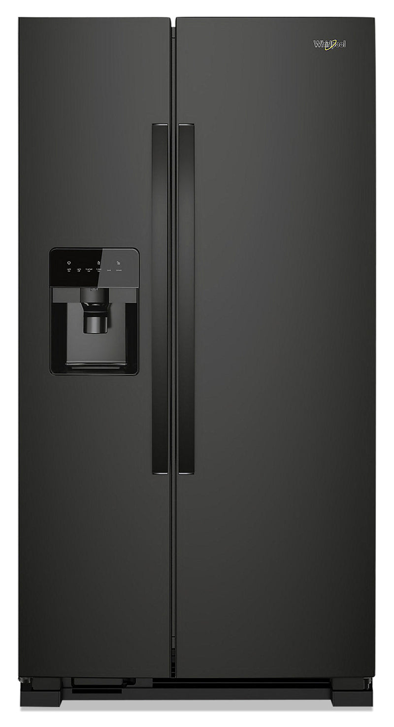 Whirlpool 25 Cu. Ft. Side-by-Side Refrigerator - WRS335SDHB - Refrigerator in Black