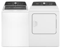 Whirlpool 5.2 Cu. Ft. Top-Load Washer with Built-In Faucet and 7 Cu. Ft. Electric Dryer with Steam | Laveuse à chargement par le haut de 5,2 pi3 avec robinet intégré et sécheuse électrique de 7 pi3 avec vapeur de Whirlpool | WHTL525A