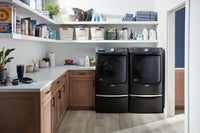 Maytag 15.5" H Laundry Pedestal w/Storage Drawer - Volcano Black 