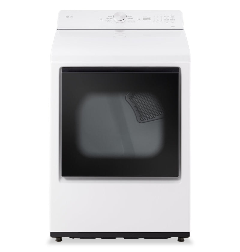 LG 7.3 Cu. Ft. Electric Dryer with AI Sensing and ThinQ® - Alpine White - DLE8200CW | Sécheuse électrique LG de 7,3 pi³ avec détection IA et ThinQMD - blanc alpin - DLE8200CW | DLE8200W