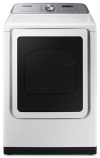 Samsung 7.4 Cu. Ft. Electric Dryer with Steam - White - DVE52DG5505WAC | Sécheuse électrique à la vapeur Samsung de 7,4 pi3 - blanche - DVE52DG5505WAC | DVE52DG5