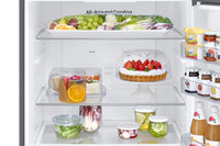 Samsung 30" 16.2 Cu. Ft. Counter-Depth Bottom-Mount Refrigerator - Stainless-Look (SL) Finish - RB16… | Réfrigérateur Samsung de 16,2 pi³ et de 30 po de profondeur comptoir à congélateur inférieur - fini …