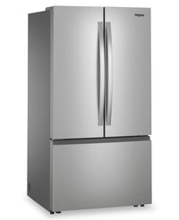 Whirlpool 36" 31 Cu. Ft. French-Door Refrigerator with Ice Maker - Stainless Steel - WRFF3136SZ | Réfrigérateur Whirlpool de 36 po et de 31 pi3 à portes françaises avec machine à glaçons - acier inoxydable - WRFF3136SZ | WRFF313Z