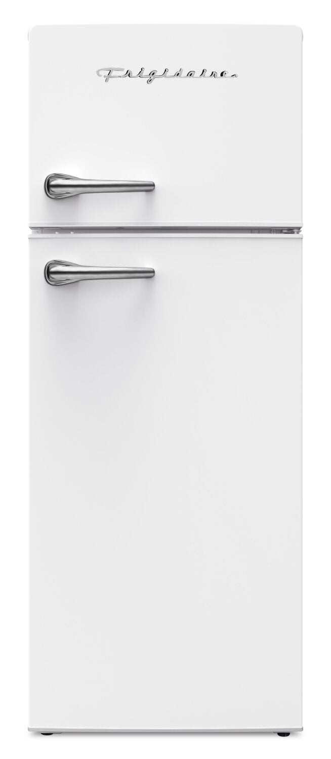 Frigidaire 7.2 Cu. Ft. Retro Top-Freezer Refrigerator - White - EFR789-WHITE | Réfrigérateur Frigidaire rétro de 7,2 pi3 à congélateur supérieur - blanc - EFR789-WHITE | EFR789WW