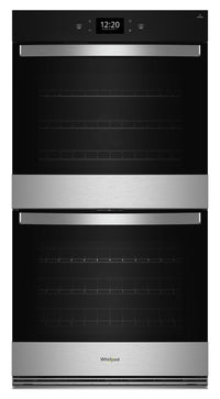 Whirlpool 27" 8.6 Cu. Ft. Electric Double Wall Oven with True Convection - Fingerprint Resistant Sta… | Four mural double électrique Whirlpool de 8,6 pi³ et de 27 po avec convection véritable - acier inox…