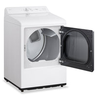 LG 7.3 Cu. Ft. Electric Dryer with AI Sensing and ThinQ® - Alpine White - DLE8200CW | Sécheuse électrique LG de 7,3 pi³ avec détection IA et ThinQMD - blanc alpin - DLE8200CW | DLE8200W