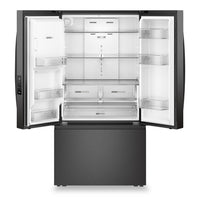 Whirlpool 36" 30 Cu. Ft. French-Door Refrigerator with Ice and Water - Black Stainless Steel - WRFF3536SV | Réfrigérateur Whirlpool de 36 po et de 30 pi3 à portes françaises avec eau et glaçons - acier inoxydable noir - WRFF3536SV | WRFF353V