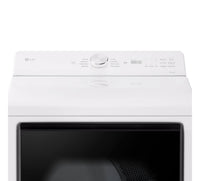 LG 7.3 Cu. Ft. Electric Dryer with AI Sensing and ThinQ® - Alpine White - DLE8200CW | Sécheuse électrique LG de 7,3 pi³ avec détection IA et ThinQMD - blanc alpin - DLE8200CW | DLE8200W