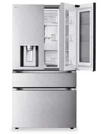 LG 36" 29 Cu. Ft. InstaView® Door-in-Door® Standard-Depth MAX™ Refrigerator with MyColor™ - LF29S8365S | Réfrigérateur LG de 36 po et de 29 pi3 avec technologie InstaViewMC, Porte dans la porteMD et MyColourMC - LF29S8365S | LF29S85S