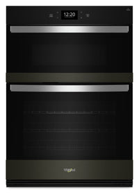 Whirlpool 30" 5 Cu. Ft. Electric Combination Wall Oven with True Convection - Black Stainless Steel … | Four mural combiné électrique Whirlpool de 5 pi³ et de 30 po avec convection véritable - acier inoxy…