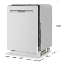 Maytag 24" 47 dBA Buit-In Top Control Dishwasher – White - MDPS7024SW | Lave-vaisselle encastré Maytag de 24 po et de 47 dBA avec commandes sur le dessus - blanc - MDPS7024SW