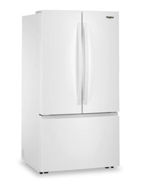 Whirlpool 36" 30.5 Cu. Ft. French-Door Refrigerator with Interior Water Dispenser - White - WRFF3336SW | Réfrigérateur Whirlpool de 36 po et de 30,5 pi³ à portes françaises avec distributeur d’eau interne - blanc - WRFF3336SW | WRFF333W