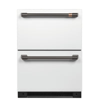 Café Dual-Drawer Refrigerator Brushed Black Handle Set - CXMA3H3PNBT | Ensemble de poignées noir brossé pour réfrigérateur Café à deux tiroirs - CXMA3H3PNBT | CXQD2H2B