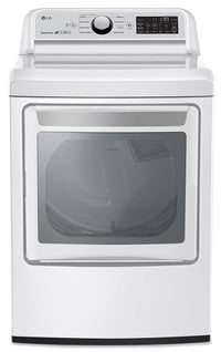 LG 7.3 Cu. Ft. Electric Dryer with TurboSteam - DLEX7250W|Sécheuse électrique intelligente 7,3 pi³ LG avec TurboSteam - DLEX7250W|DLEX7250