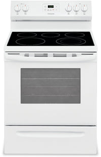 Frigidaire 30" 5.3 Cu. Ft. Electric Range - FCRE305CAW|Cuisinière électrique Frigidaire de 30 po et à capacité de 5,3 pi3 - FCRE305CAW|FCRE305W