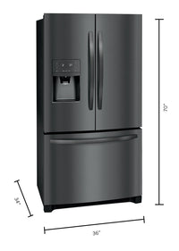 Frigidaire 27.2 Cu. Ft. French-Door Refrigerator – FFHB2750TD|Réfrigérateur Frigidaire de 27,2 pi³ à portes françaises – FFHB2750TD|FHB2750D