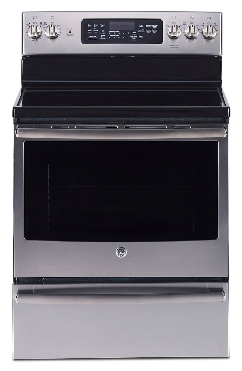GE 5.0 Cu. Ft. Freestanding Electric Range - JCB890SNSS|Cuisinière électrique amovible GE de 5 pi3 - JCB890SNSS|JCB890NS