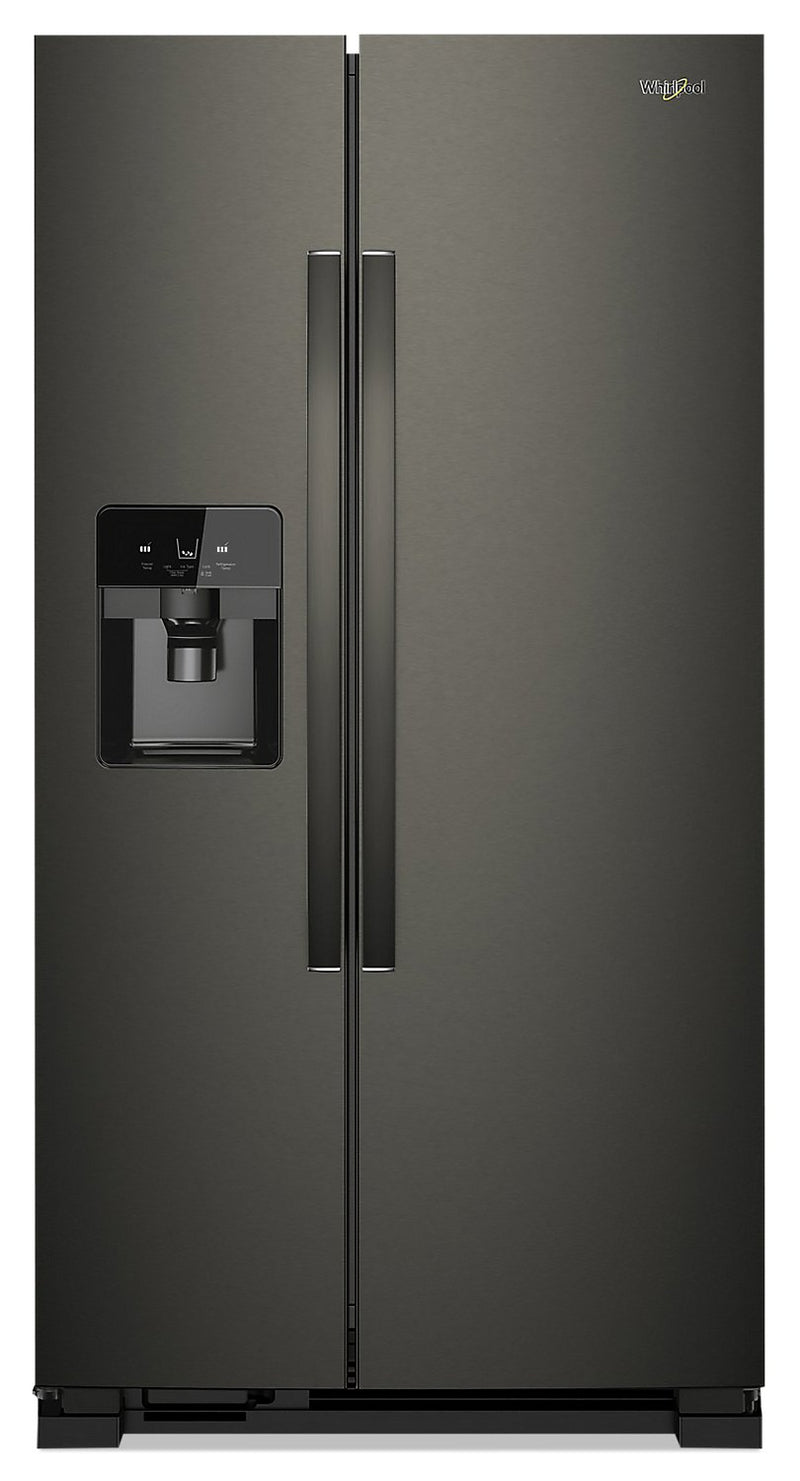 Whirlpool 21 Cu. Ft. Side-by-Side Refrigerator - WRS321SDHV|Réfrigérateur Whirlpool de 21 pi3 à compartiments juxtaposés - WRS321SDHV|WRS321DV