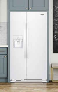 Whirlpool 21 Cu. Ft. Side-by-Side Refrigerator - WRS321SDHW|Réfrigérateur Whirlpool de 21 pi3 à compartiments juxtaposés - WRS321SDHW|WRS321DW