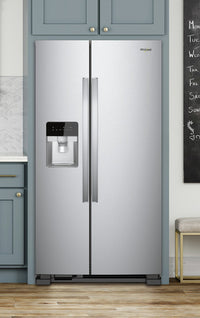 Whirlpool 25 Cu. Ft. Side-by-Side Refrigerator - WRS335SDHM|Réfrigérateur Whirlpool de 25 pi3 à compartiments juxtaposés - WRS335SDHM|WRS335HM