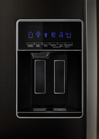 Whirlpool 28 Cu. Ft. Side-by-Side Refrigerator with Exterior Water Dispenser - WRS588FIHV|Réfrigérateur Whirlpool de 28 pi³ à compartiments juxtaposés avec distributeur d'eau externe - WRS588FIHV|WRS588IV