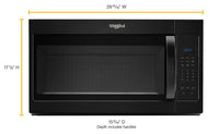 Whirlpool 1.7 Cu. Ft. Over-the-Range Microwave - YWMH31017HB|Four à micro-ondes à hotte intégrée Whirlpool de 1,7 pi³ - YWMH31017HB|YWMH31HB