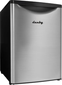 Danby 2.6 Cu. Ft. Compact Refrigerator – DAR026A2BSLDB|Réfrigérateur Danby de 2.6 pi³ de format appartement – DAR026A2BSLDB|DAR026AS