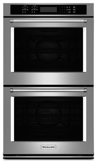 KitchenAid 27" Double Wall Oven with Even-Heat™ True Convection - KODE507ESS|Four mural double KitchenAid de 27 po à convection véritable Even-Heat(MC) - KODE507ESS|KODE507S