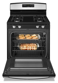 Amana 5.0 Cu. Ft. Freestanding Gas Range with Self-Clean – AGR6603SFS|Cuisinière à gaz amovible Amana de 5,0 pi3 avec autonettoyage – AGR6603SFS|AGR6603S