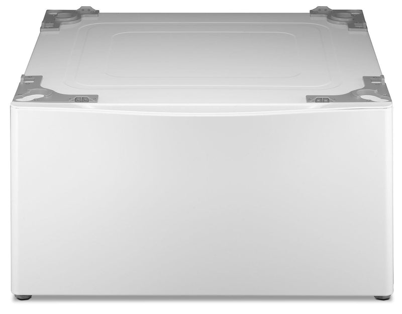 LG 15" H Laundry Pedestal w/Storage Drawer – White|Piédestal de buanderie LG de 15 po avec tiroir de rangement - blanc|WDP4W