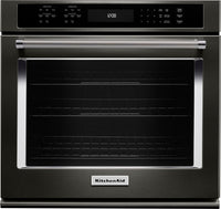 KitchenAid 5.0 Cu. Ft.  Single Wall Oven with Even-Heat™ True Convection - KOSE500EBS|Four mural simple KitchenAid de 5,0 pi3 à convection véritable Even-HeatMC - KOSE500EBS|KOSE50BS