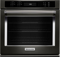 KitchenAid 5.0 Cu. Ft.  Single Wall Oven with Even-Heat™ True Convection - KOSE500EBS|Four mural simple KitchenAid de 5,0 pi3 à convection véritable Even-HeatMC - KOSE500EBS|KOSE50BS