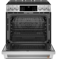 Café Slide-In Electric Range with Warming Drawer - CCHS900P2MS1|Cuisinière électrique encastrée Café avec tiroir-réchaud - CCHS900P2MS1|CCHS900S