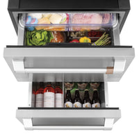 Café 5.7 Cu. Ft. Built-In Dual-Drawer Refrigerator - CDE06RP2NS1 | Réfrigérateur encastré Café de 5,7 pi³ à deux tiroirs - CDE06RP2NS1 | CDE06RPS