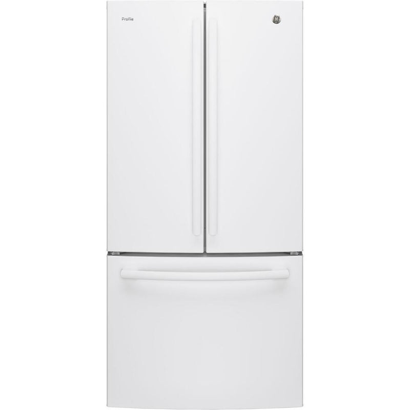 GE Profile 24.5 Cu. Ft. French-Door Refrigerator with Space-saving Icemaker – PNE25NGLKBB|Réfrigérateur GE Profile de 24,5 pi³ à portes françaises avec machine à glaçons– PNE25NGLKBB|PNE25KWW