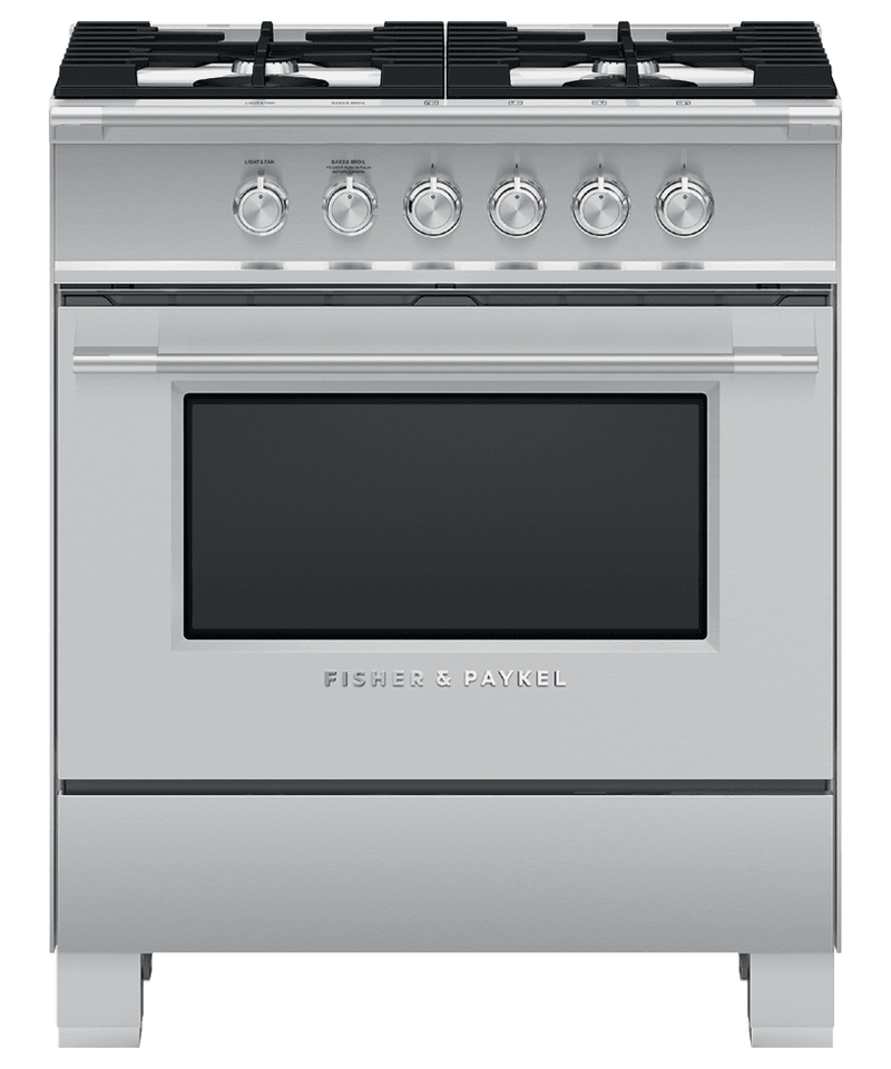 Fisher & Paykel Stainless Steel Range-OR30SCG4X1