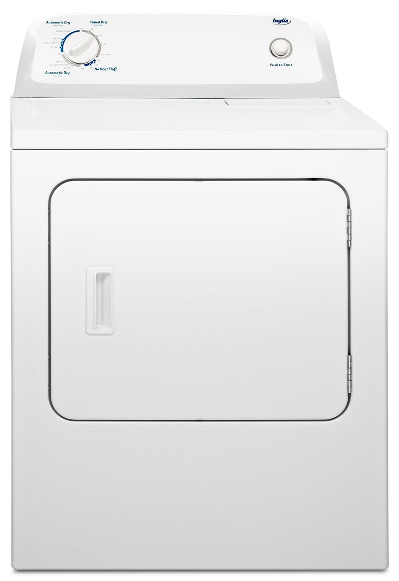 Inglis 6.5 Cu. Ft. Electric Dryer with Automatic Drying Control – YIED4671EW|Sécheuse électrique Inglis de 6,5 pi³ - blanche|YIED4671
