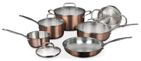 Cuisinart Classic Collection® 10-Piece Stainless Colour Series Cookware Set – Copper|Série couleur inoxydable Cuisinart Classic CollectionMD - Cuivre|CSS10MCC