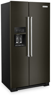 KitchenAid 22.6 Cu. Ft. Counter-Depth Side-by-Side Refrigerator - KRSC703HBS|Réfrigérateur KitchenAid de 22,6 pi³ de profondeur comptoir à compartiments juxtaposés - KRSC703HBS
