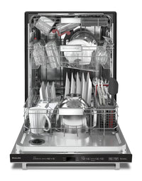 KitchenAid Top-Control Dishwasher with LED Lighting - KDTM804KPS|Lave-vaisselle KitchenAid avec commandes sur le dessus et éclairage à DEL - KDTM804KPS|KDTM80KS
