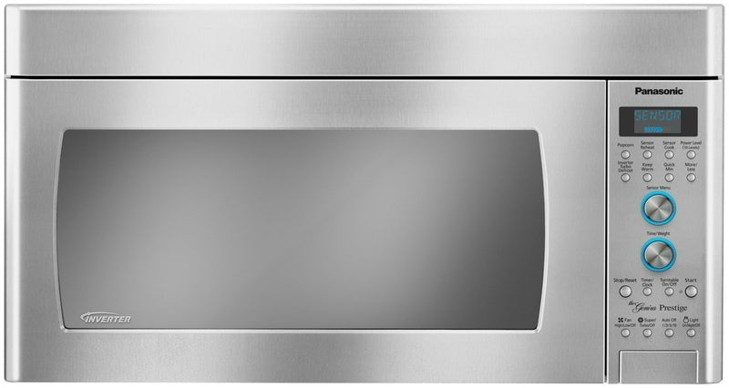 Panasonic 2.0 Cu. Ft. Inverter® Over-the-Range Microwave - Stainless Steel|Four à micro-ondes à hotte intégrée Panasonic de 2,0 pi³ avec la technologie Inverter(MD) - aci|NNSD291S