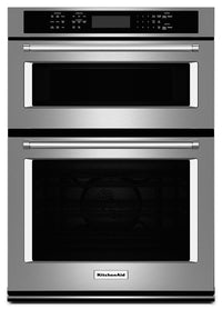KitchenAid 27" Combination Wall Oven with Even-Heat™ True Convection - KOCE507ESS|Four mural combiné KitchenAid de 27 po à convection véritable Even-Heat(MC) - KOCE507ESS|KOCE507S