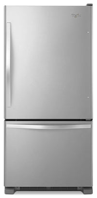 Whirlpool 19 Cu. Ft. Bottom-Mount Refrigerator - WRB329RFBM|Réfrigérateur Whirlpool de 19 pi³ à congélateur inférieur - WRB329RFBM|WRB329RBM