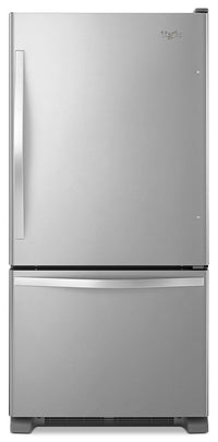 Whirlpool 19 Cu. Ft. Bottom-Mount Refrigerator - WRB329RFBM|Réfrigérateur Whirlpool de 19 pi³ à congélateur inférieur - WRB329RFBM|WRB329RBM