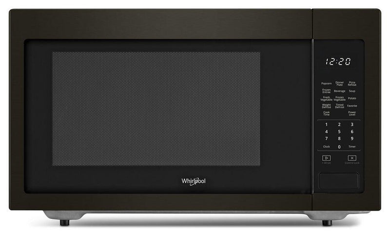 Whirlpool 1.6 cu ft, 21.75 in. Countertop Microwave, 1100 Watts - YWMC30516HV|Four micro-ondes de comptoir Whirlpool, 1100 watts,  1,6 pi3,  21,75 po - YWMC30516HV|YWMC306V