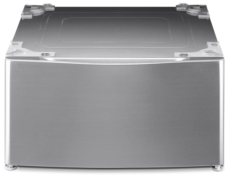 LG Laundry Pedestal - Graphite Steel|Piédestal de buanderie LG de 15 po avec tiroir de rangement - graphite acier|WDP4V