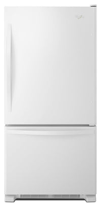 Whirlpool 22 Cu. Ft. Bottom-Mount Refrigerator - WRB322DMBW|Réfrigérateur à congélateur inférieur de 22 pi3 Whirlpool - WRB322DMBW|WRB322DBW